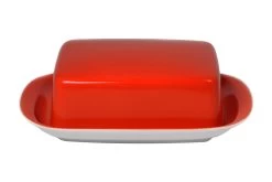 Dibbern Solid Color Koralle Butterdose