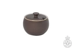 Dibbern Solid Color Umbra Zuckerdose