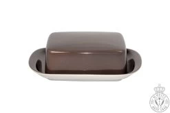 Dibbern Solid Color Umbra Butterdose