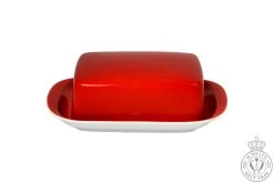 Dibbern Solid Color Paprika Butterdose