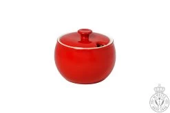 Dibbern Solid Color Signalrot Zuckerdose