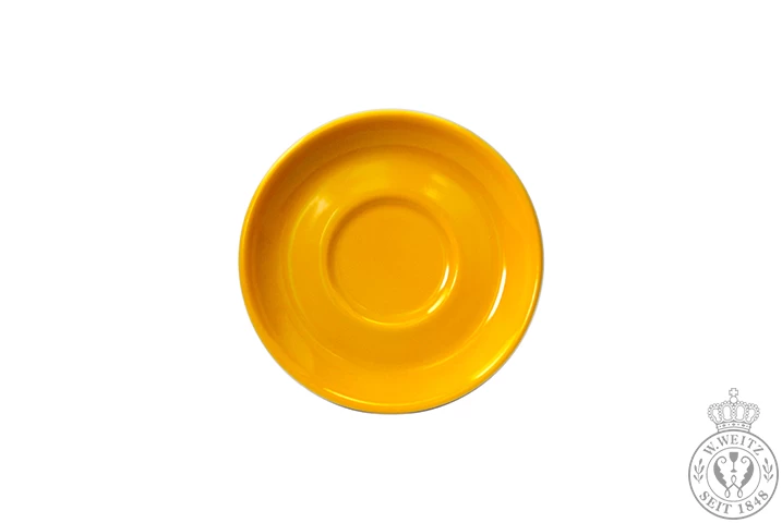 Dibbern Solid Color Sonnengelb Espresso-Untertasse Rund
