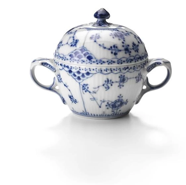 Royal Copenhagen Musselmalet Halbspitze Zuckerdose 0,20ltr. 1102159