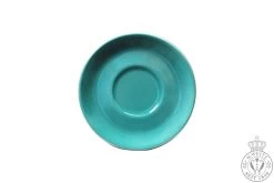 Dibbern Solid Color Türkis Espresso-Untertasse Rund