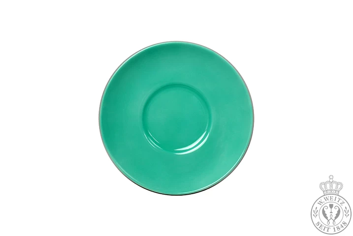 Dibbern Solid Color Türkis Kaffee-Untertasse