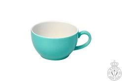 Dibbern Solid Color Türkis Cappuccino-Obertasse