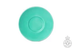 Dibbern Solid Color Türkis Cappuccino-Untertasse