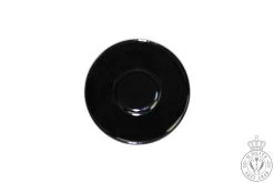 Dibbern Solid Color Schwarz Espresso-Untertasse Rund