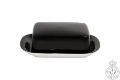 Dibbern Solid Color Schwarz Butterdose