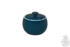 Dibbern Solid Color Pazifikblau Zuckerdose