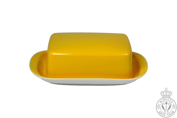 Dibbern Solid Color Sonnengelb Butterdose