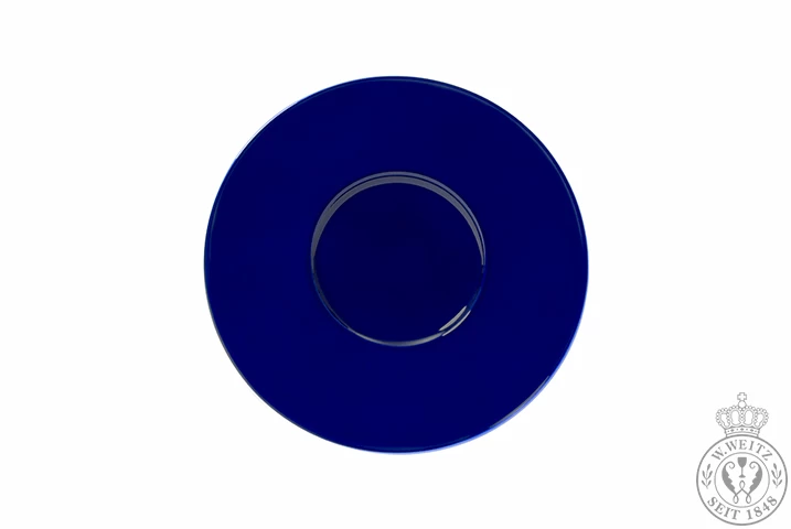Dibbern Solid Color Kobalt Cappuccino-Untertasse