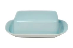 Dibbern Solid Color Eisblau Butterdose