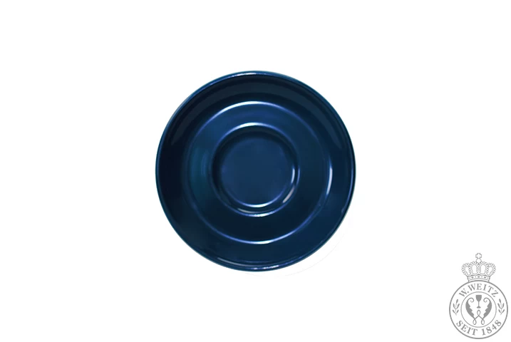 Dibbern Solid Color Pazifikblau Espresso-Untertasse Rund