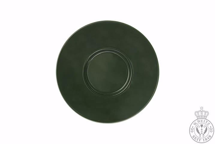Dibbern Solid Color Russischgrün Cappuccino-Untertasse