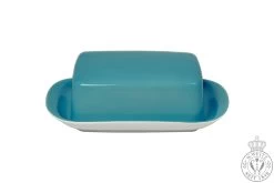 Dibbern Solid Color Vintage Blue Butterdose