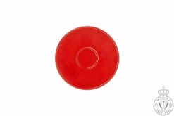 Dibbern Solid Color Signalrot Espresso-Untertasse Classico