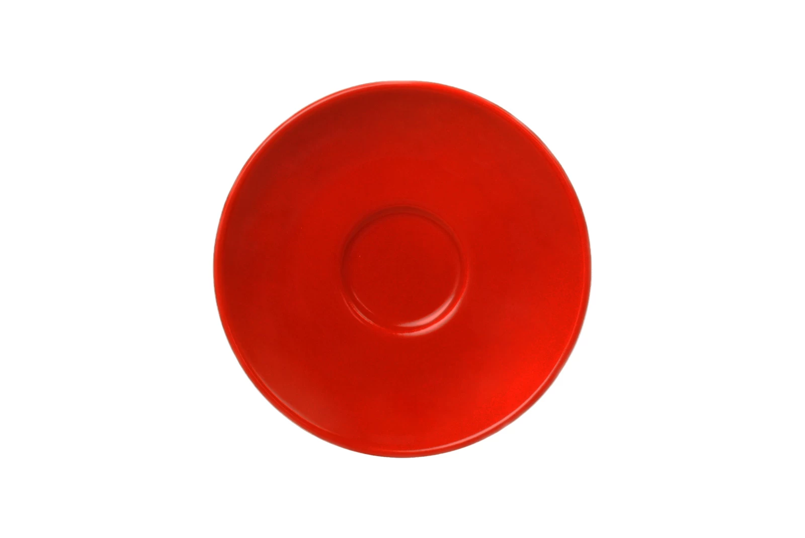 Dibbern Solid Color Koralle Espresso-Untertasse Classico