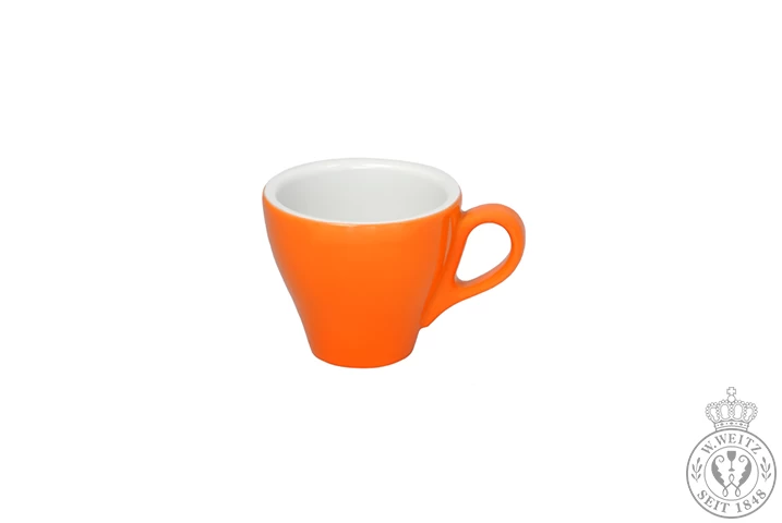 Dibbern Solid Color Orange Espresso-Obertasse Classico