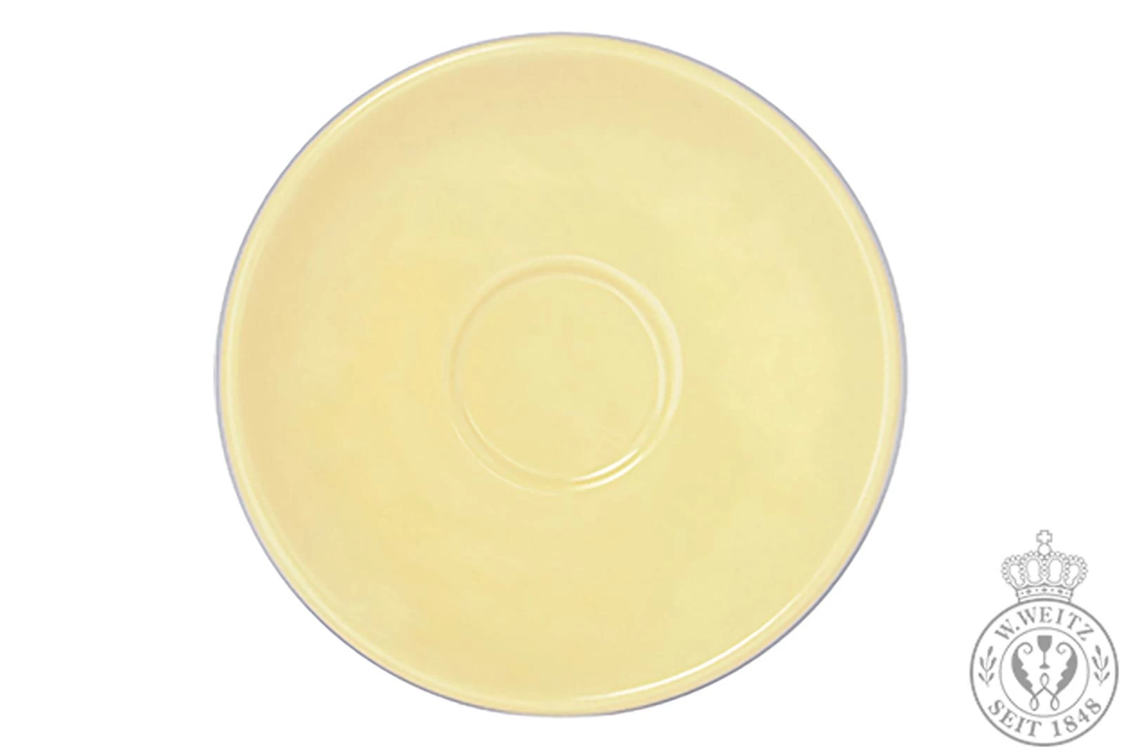 Dibbern Solid Color Vanille Espresso-Untertasse Classico