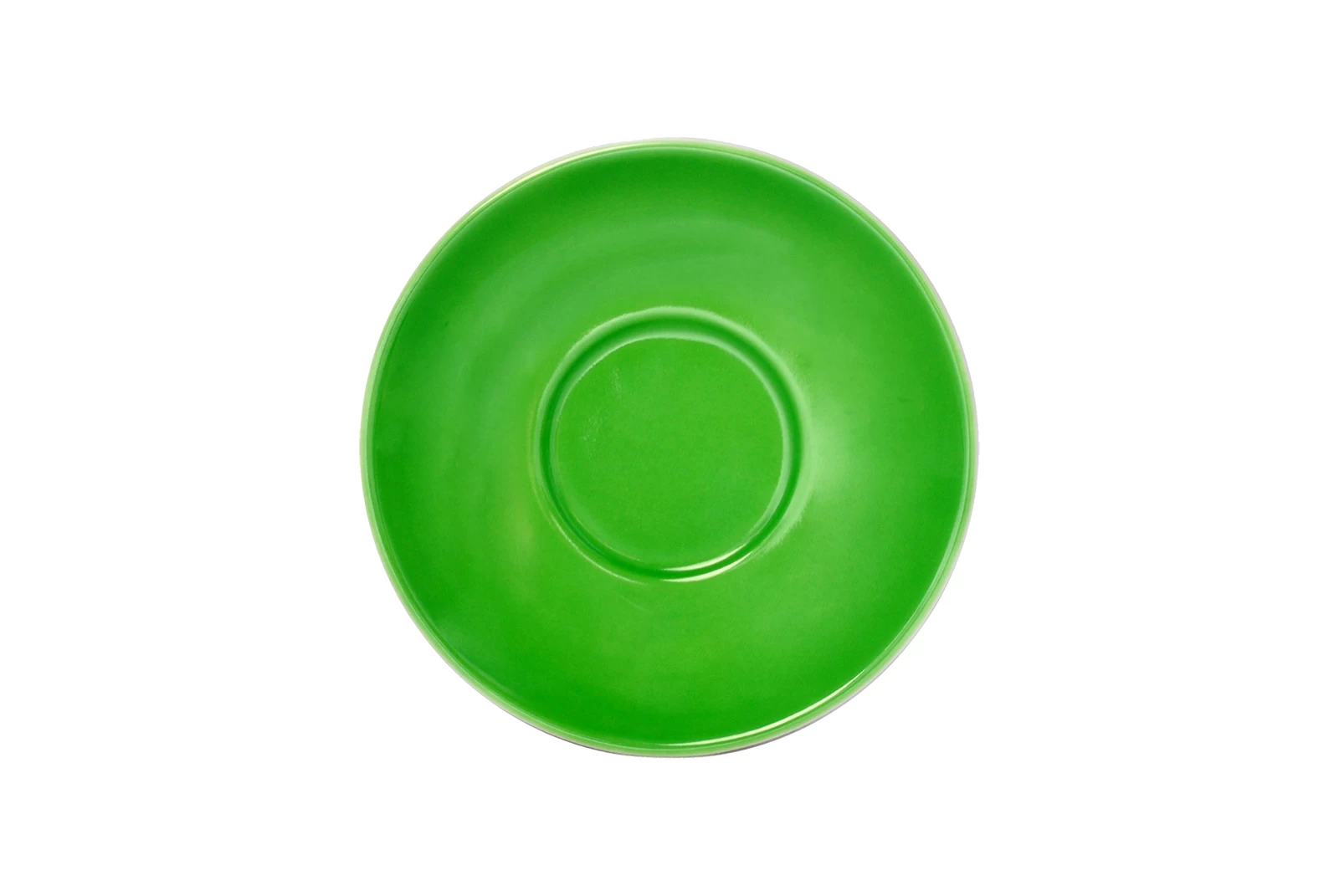 Dibbern Solid Color Apfelgrün Espresso-Untertasse Rund