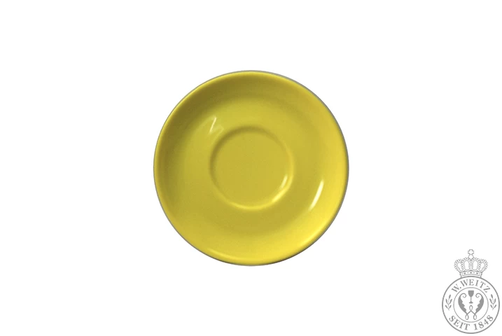 Dibbern Solid Color Zitrone Espresso-Untertasse Rund