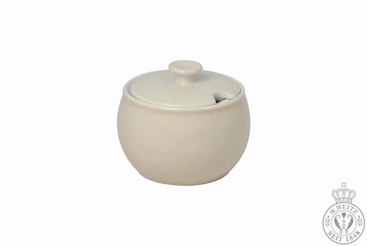 Dibbern Solid Color Sand Zuckerdose