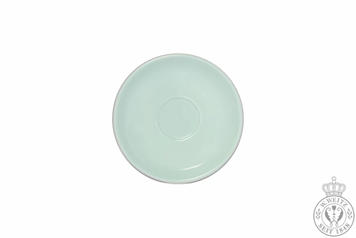 Dibbern Solid Color Mint Espresso-Untertasse Classico