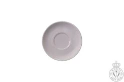 Dibbern Solid Color Puder Espresso-Untertasse Rund