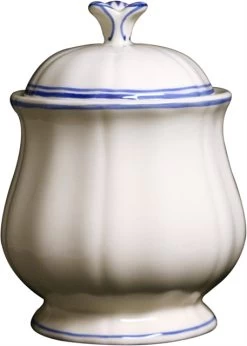 Gien Filet Bleu Zuckerdose