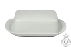 Dibbern Solid Color Weiß Butterdose