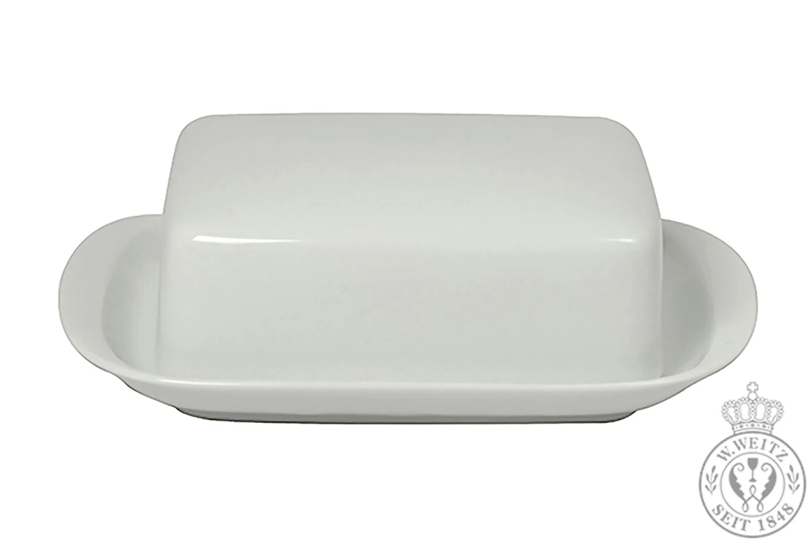 Dibbern Solid Color Weiß Butterdose