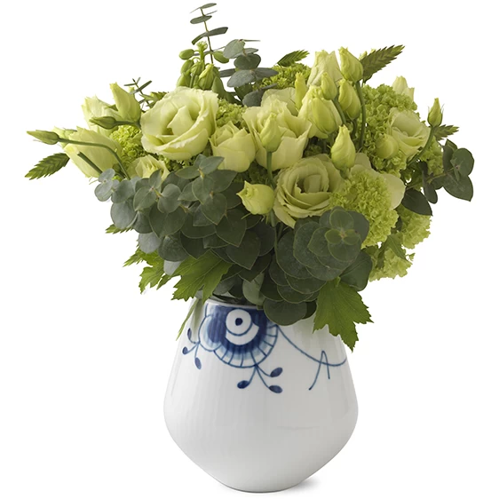 Royal Copenhagen Mega Blau Gerippt Vase Klein 12cm 2381680 – Bild 3