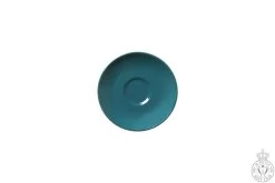 Dibbern Solid Color Petrol Espresso-Untertasse Classico