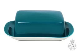 Dibbern Solid Color Petrol Butterdose