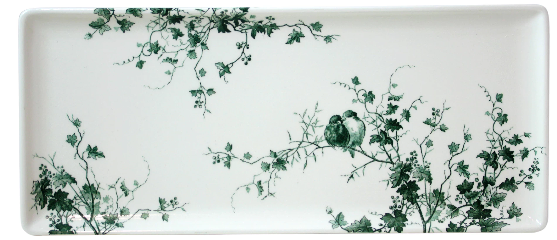 Gien Les Oiseaux Königskuchenplatte 36x15,5 Cm