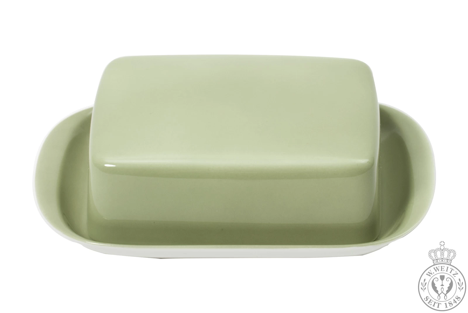 Dibbern Solid Color Khaki Butterdose