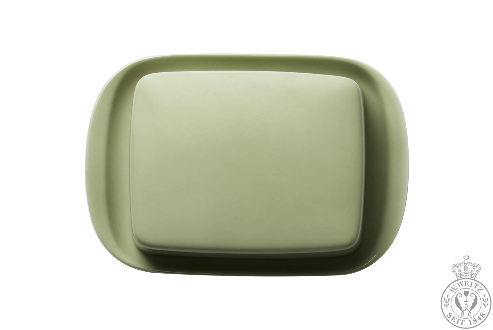 Dibbern Solid Color Khaki Butterdose – Bild 2