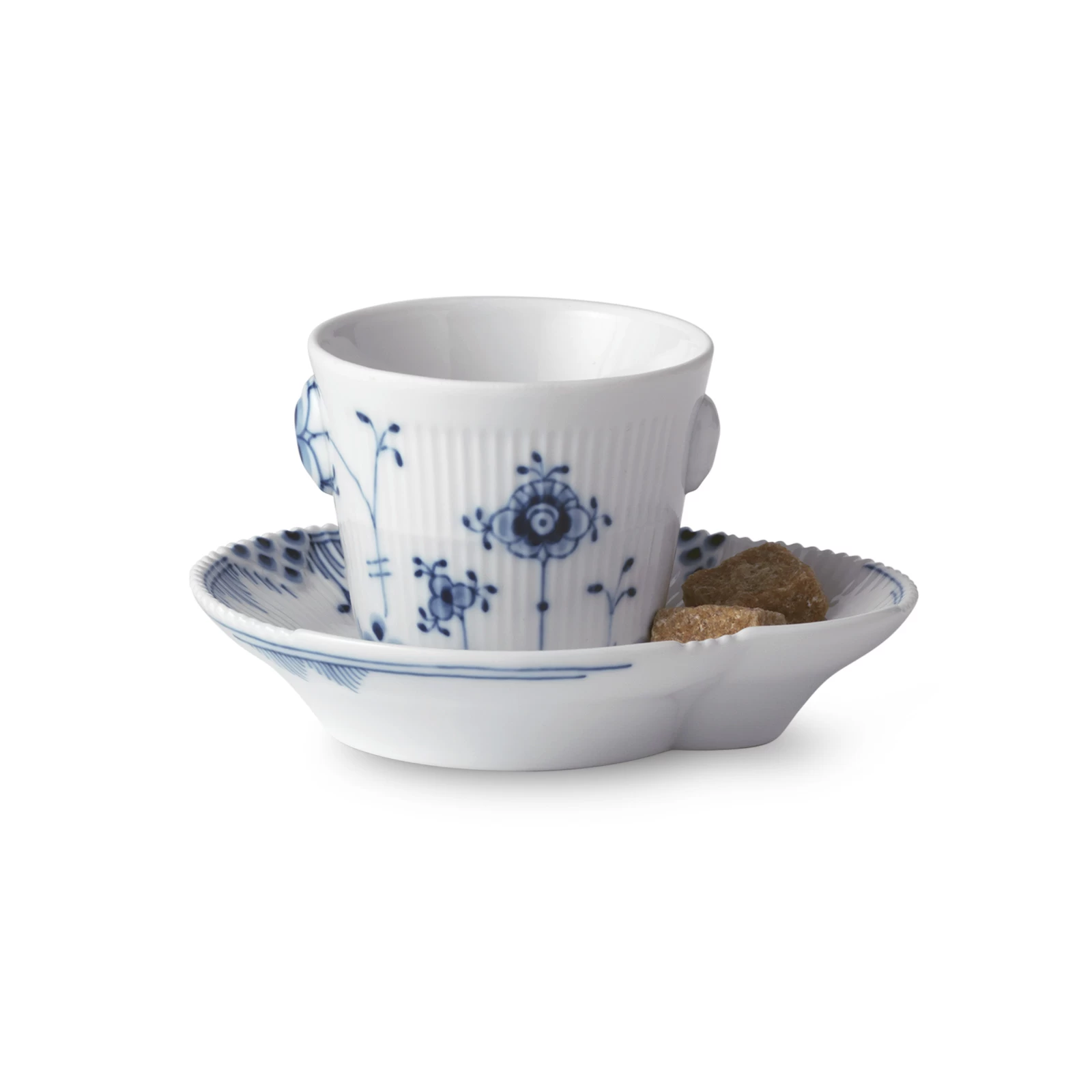 Royal Copenhagen Elements Blau Espressotasse Mit Untertasse 0,09ltr – Bild 2