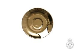 Dibbern Solid Color Gold Espresso-Untertasse Classico