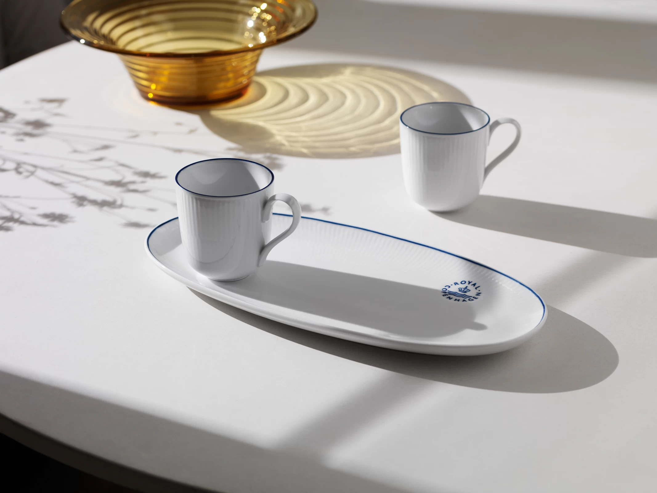 Royal Copenhagen Blueline Becher Mit Henkel 0,28ltr. 2er Set – Bild 2