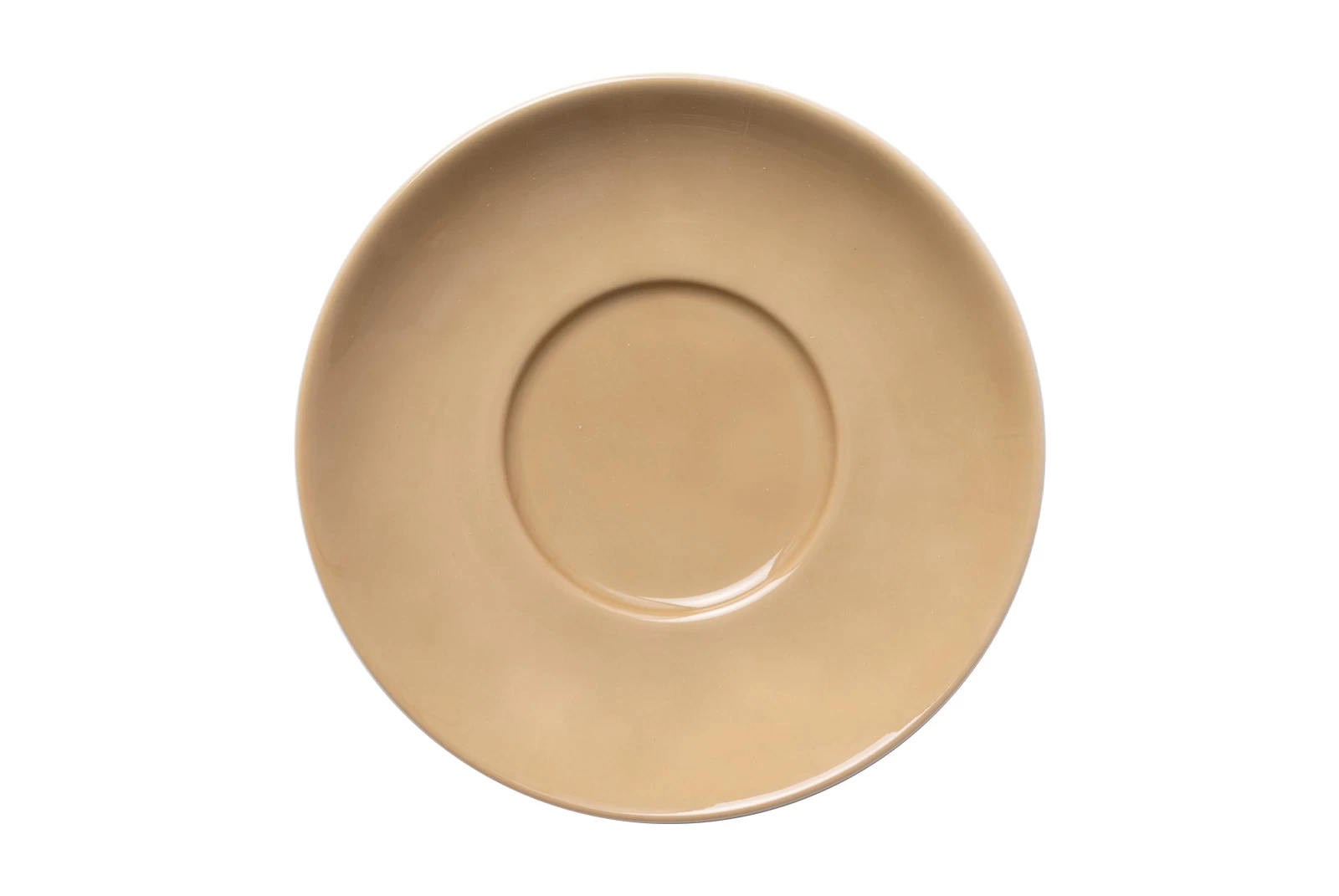 Dibbern Solid Color Clay Cappuccino-Untertasse