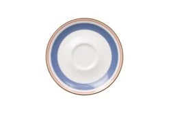 Dibbern Capri Espresso-Untertasse Rund Blau/rosé